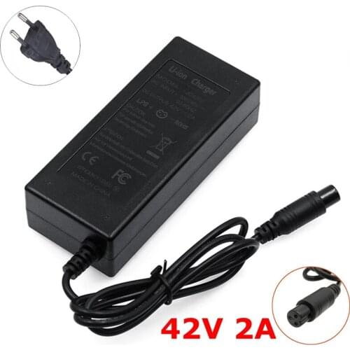 42V 2A Universal Battery Charger, 100-240V AC Power Supply For Self Balancing Scooter Hoverboard Charger UK/EU/US/AU Plug