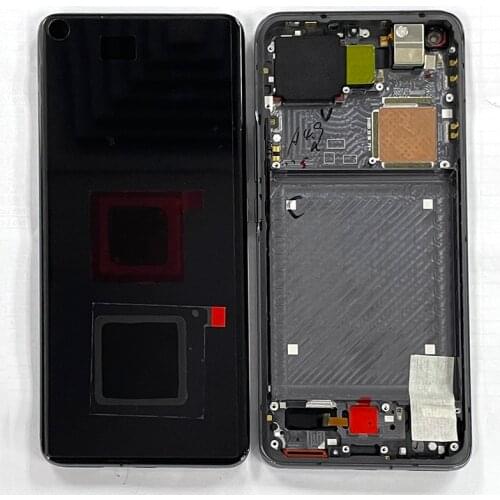 AMOLED Original For Xiaomi Mi 11 Ultra LCD Display Screen Touch Panel Digitizer For Xiaomi 11 Ultra Mi11 M2102K1G M2102K1C Frame