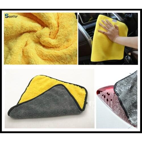 1pcs Car care polishing wash towel fiber cleaning cloth for Suzuki Aerio Ciaz Equator Esteem Forenza Forsa Grand