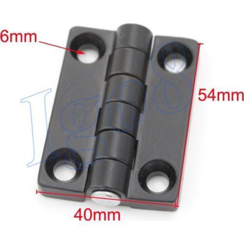 2pcs Black Countersunk Hole Door Hinge Butt Hinges