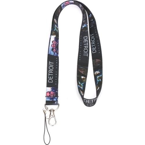 45cm Detroit: Become Human Conner Cosplay Landyards Phone Strap Cords Holder Hang Rope Detroit Toys