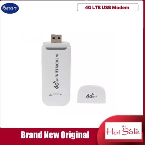4G LTE 150Mbps USB Modem Adapter with WiFi Hotspot Wireless USB Network Card Universal White