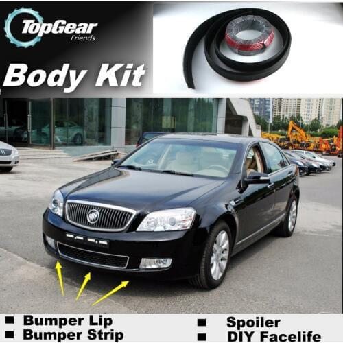 Bumper Lip Lips For Buick Park Avenue 2007~2020 / Top Gear Shop Spoiler For Car Tuning / TOPGEAR Body Kit + Strip