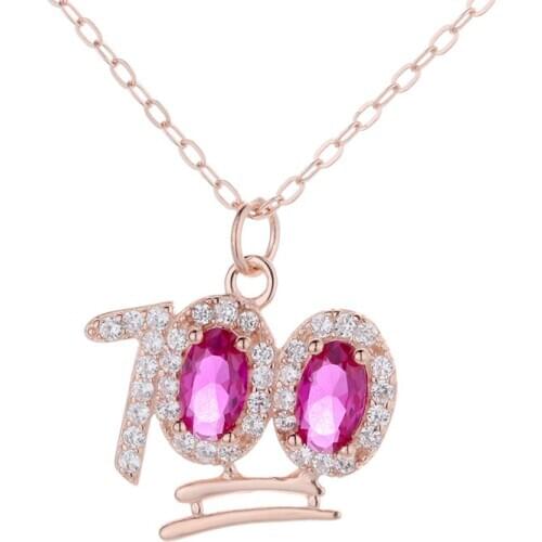 Whole Body Sterling Silver with Beating Heart Necklace Pendant Clavicle Chain Silver 925 Necklace