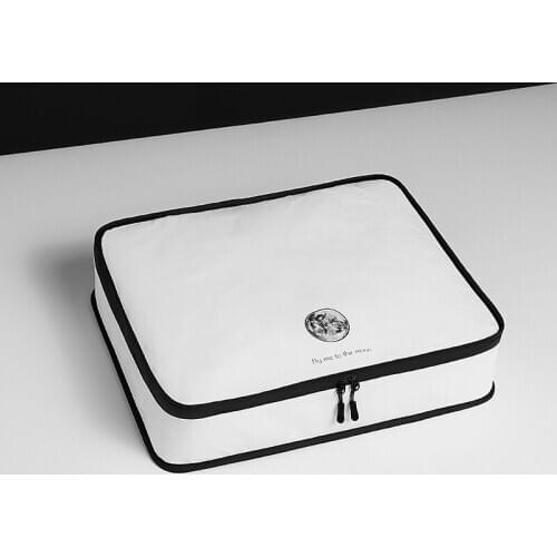 DuPont Paper Clothes Organizer Zip Bag Travel Small Things Organization Packaging Package Women White Storage Pack Supplies Item