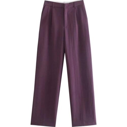 HOWHONEST Women's Straight Trousers