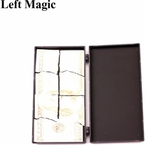 Card Money Switching Box Magic Tricks Magic Box To Money For Twice Surprise Box Bill Box Close Up Magic Appearing Magic