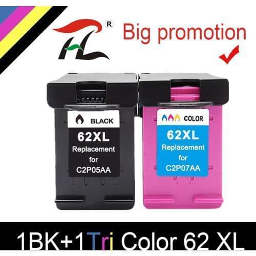 HTL Ink Cartridges 62 62xl HP Officejet 5740 de 5741 5742, 5743, 5744,5540, 5544, 5545, 5546, 5548