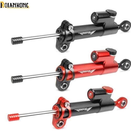 Motorcycle Aluminum Handlebar Steering Stabilizer Damper FOR Aprilia RSV4 RR RSV4 RF - Aprilia RSV4 FACTORY 2009-2018 all years