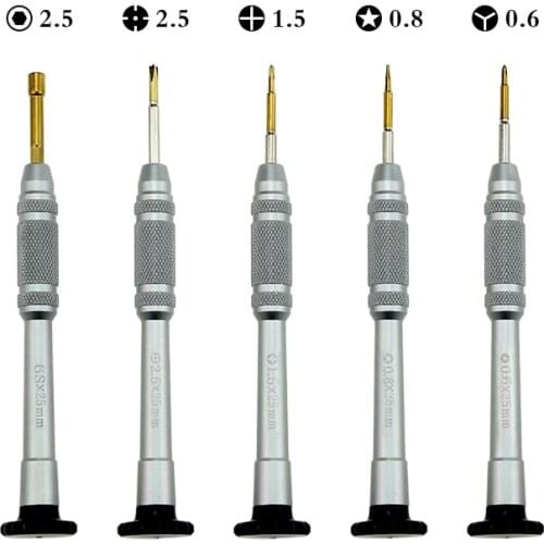 UANME 5 in 1 Screwdriver Set for iPhone X for iPhone 8 7 6S 6 Repair Tools Opening Disassemble Kit Mobile Phone Tool
