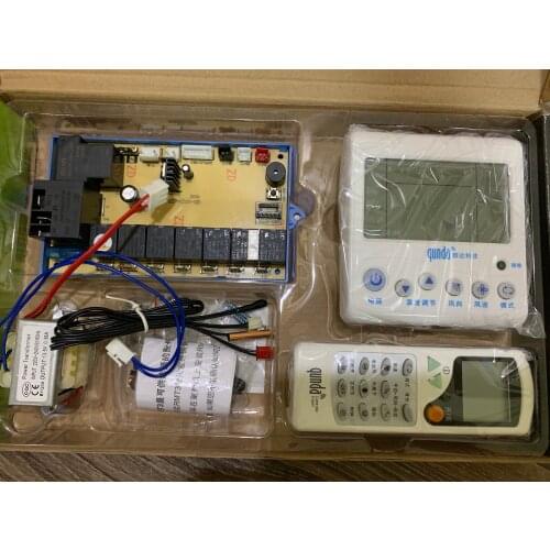 QD-U12A air control panel board computer board modified with backlit LCD display air conditioner universal a/c control system