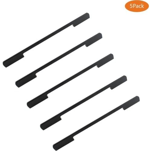 Aluminium Alloy Handle Pull Grip Haft Holder Bar for Drawers Cabinets Wardrobe Cupboard Modern Hardware for Kitchen and Bathroom