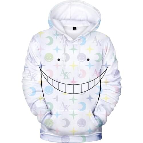 Assassination Classroom Hoodie Koro Sensei 3D Hoodies Boys/Girls Cute Pullover Japanese Anime Sweatshirts Anime Children Clothes