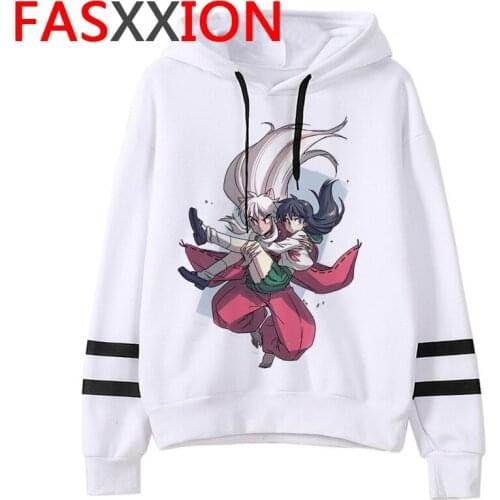 Inuyasha hoodies women grunge plus size Korea graphic women hoody pullover harajuku grunge