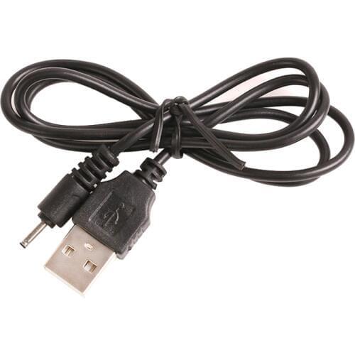 High Quality USB to DC2.0 Power Cable DC 2.0MM For-Nokia Bluetooth headphone MP3MP4 charger cable 70CM length black 1000pcs/lot