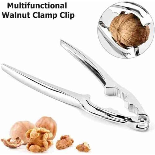 1Pc Zinklegering Notenkraker Sheller Walnoot Moer Cracker Quick Walnoot Amandel Pecan Notenkraker Keuken Gadgets Tool