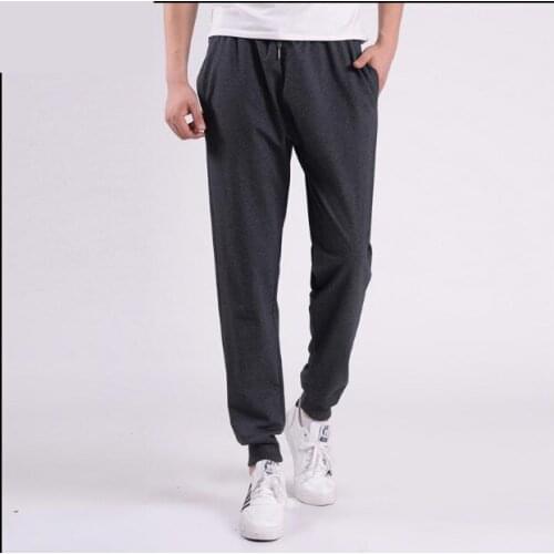 2021 spring and autumn mens fat fat plus fat plus size sports pants trousers loose fat fat male long casual pants 2