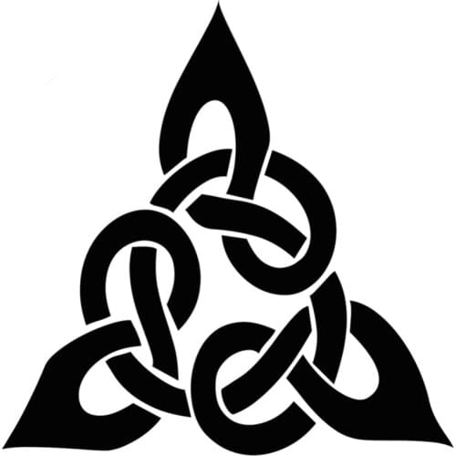 25*25 cm Triangular Cross Knot Vinyl Sticker Car Decal Waterproof Car Phoenix Trunk Sticker Rear Windshield CL048