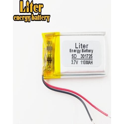 301725 110mahMP3/MP4 / pen camera / Bluetooth headset / wireless mouse battery