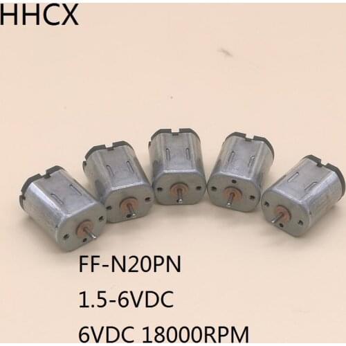 5PCS/lot Brand new Mabuchi FF-N20PN micro DC motor FF-N20 precious-metal brush 6V 18000rpm high speed motor N20