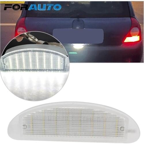 Car License Plate Lights 18 LED No Error White Canbus Super Bright Number Plate Lamp 12V