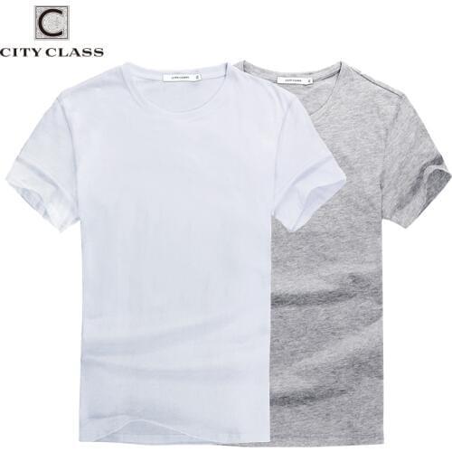 Мужские однотонные футболки City Class China At AliExpress