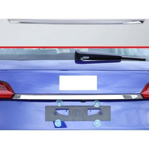 For Audi Q5 FY 2018 2019 Decorate Accessories ABS Chrome Rear Boot Door Trim Cover Trunk Lid