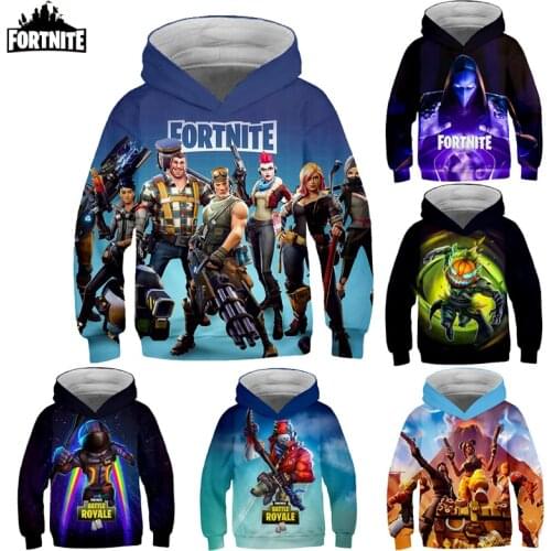 Fortnite Kid Hoodies Game 3D Printed Casual Long Sleeve Hoodies Sweatshirts for Boy Streetwear Male Pullover Hoody Fortnite Ropa