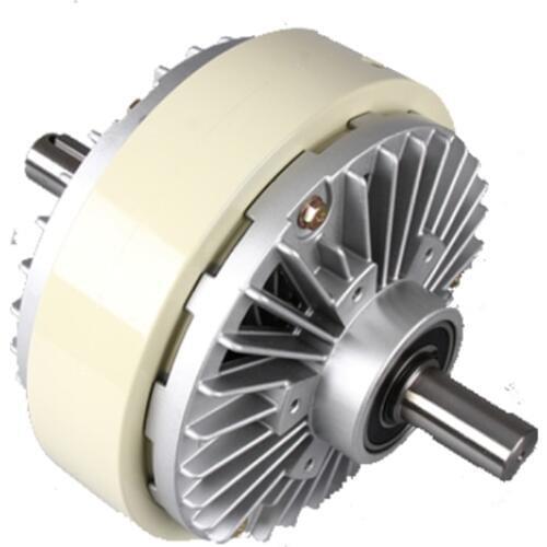 Dual-axis magnetic powder clutch 1.2kg magnetic powder brake 24V motor tension control dynamic powder single brake