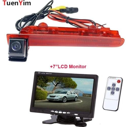 Night Vision Car Brake Light Rear View Camera For Volkswagen Transporter T5 & T6 2010-2019 With 7Inch LCD Monitor