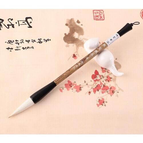 Yifu culture wolf writing brush lifting couplet writing brush running script cursive script regular script writing brush brush
