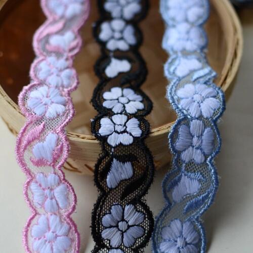 15Yards 2cm Width Wedding Trim Guipure Best Quality Lace Trimming Tape DIY Sewing Garment Accessories YYN404