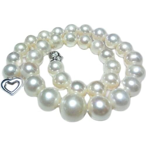MADALENA SARARA 8-9mm AA Freshwater Pearl Necklace Natural White Pearl Strand DIY Beaded Making 100% Guarantee