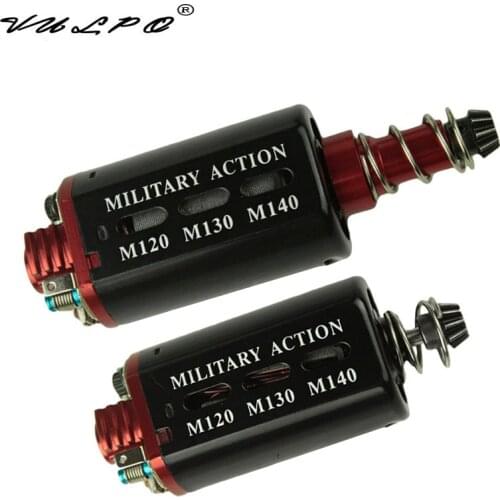 New Heat dissipation Type High Speed Motor Long/Short Axis for Airsoft AK M16/M4/MP5/G3/P90 AEG Fits for M120 M130 M140 Spring
