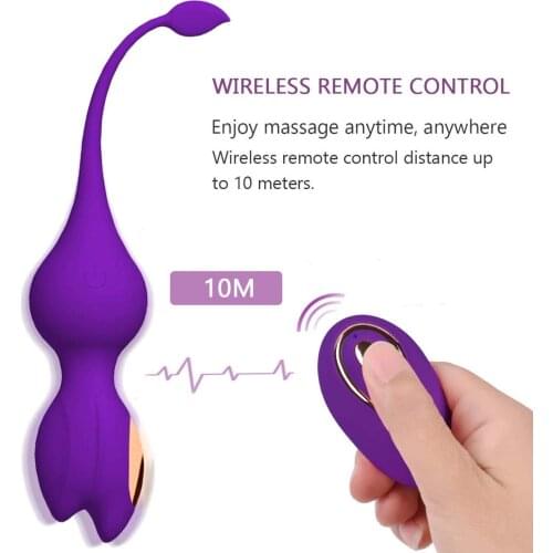Kegel Vaginal Balls Mini Vibrator Female Wireless Remote Control Vibrating Egg Clitoris Stimulator G Spot Sex Balls Love Egg