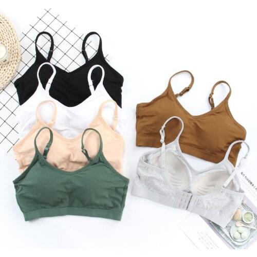 Women Sexy Underwear High Elastic Jogging Femme Sportswear Women Sexy Crop Top Sport Bra Running Gym One Size Sport Fitness