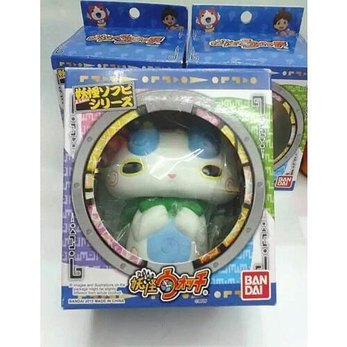 1pcs 7-9cm Gift box package Japanese cartoon Yokai watch action figure doll.PVC kids gift toy yokai-watch Jibanyan Roboyan