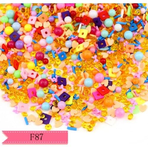 10g/pack flower Soft Polymer Clay Filling DIY bow and craft handmade material F87