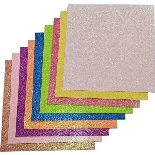 2PCS 12"x12" Glitter Craft Paper Glitter Gift Wrapping Paper DIY craft Festival Handmade Christmas