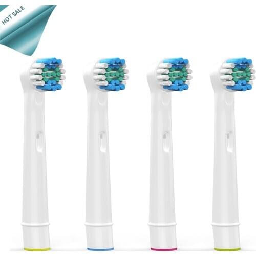 4/8/12pcs Brush Heads For Oral-B Electric Toothbrush Fit Advance Power/Pro Health/Triumph/3D Excel/Vitality Precision Clean