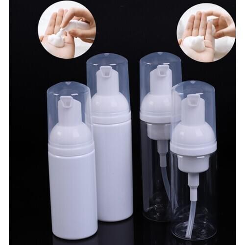 50ML/60ML Dispenser Soap Foam Foaming Pump Bottle Travel Plastic Portable Convenient Bottle Empty Foam Bottle 1pc