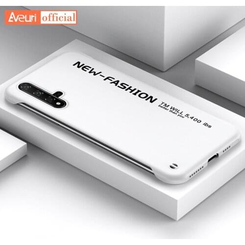 Frameless PC Hard Phone Case For Huawei Y8P Nova 5T 3 3i 5Z 7i 7 SE Luxury Matte Cover For Honor 20 Lite 10i 20i 8X 9X Pro Case