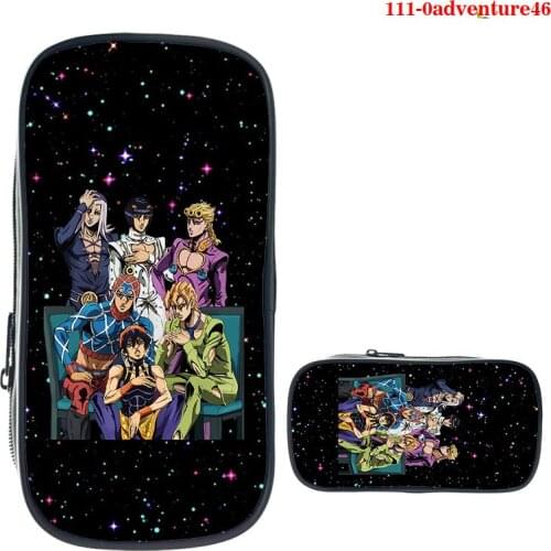 Hot sale Bizarre Adventure stationery bag kids pencil bag Boys Girls Daily pencil case Students beautiful Pencil Holder