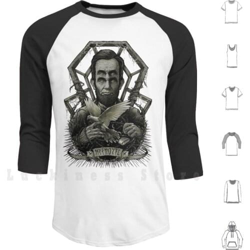 Winya No.68 Hoodies Long Sleeve Hypnotic Abraham Lincoln Abraham Geometric Lincoln Dove Usa Key Barb Barb Wire