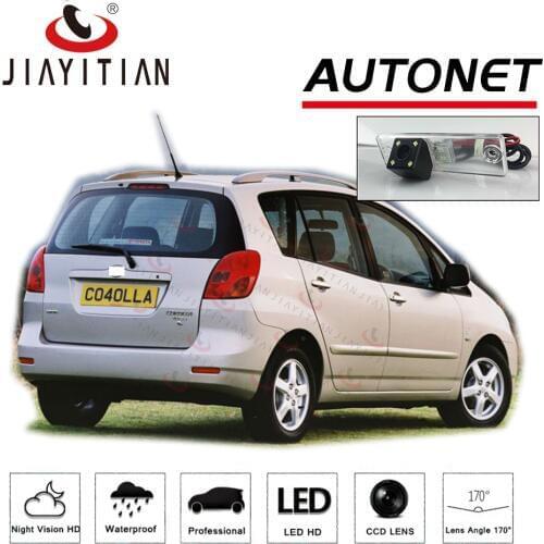JiaYiTian rear camera For Toyota Corolla Verso Corolla Spacio 2001~2009 E121 CCD Night Vision Backup camera license plate camera