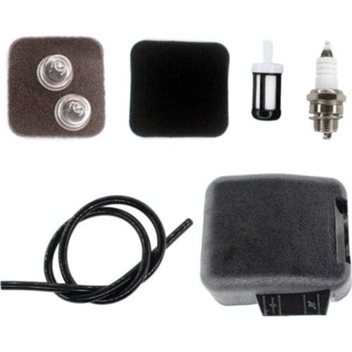 Air Filter Cover Fuel Line & Fuel Filter Kit For Stihl BG75 FS85 FS80 FC85 41371410500 Trimmer Brushcutter Garden Accessories