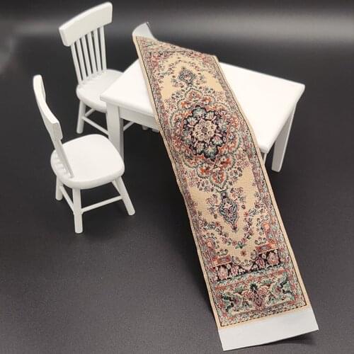 1/12 Scale Dollhouse Miniature Floor Carpet Mat Floor Coverings for Dolls House Any Rooms Furniture Decoration