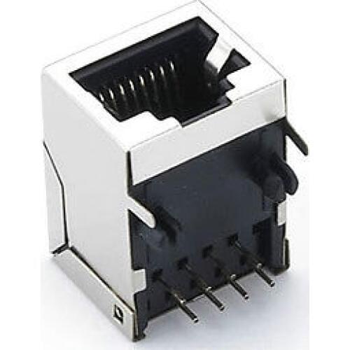 50pcs RJ45 Modular Network PCB Jack 8P LAN Connector