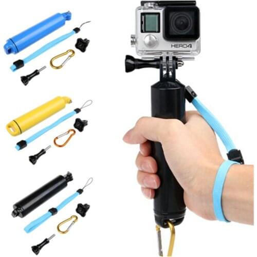 Clownfish Bobber Self portrait Handle Grip Floating Monopod for Gopro Hero3 4 5 6 7 SJ4000 SJ5000 Xiaomi yi 4K Mijia EKEN H9 H5S