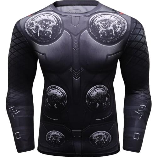 MEN Rashguard Sports t-shirt Compression Long Sleeve Rashguard Gym Clothing Running Shirts Sweatshirts